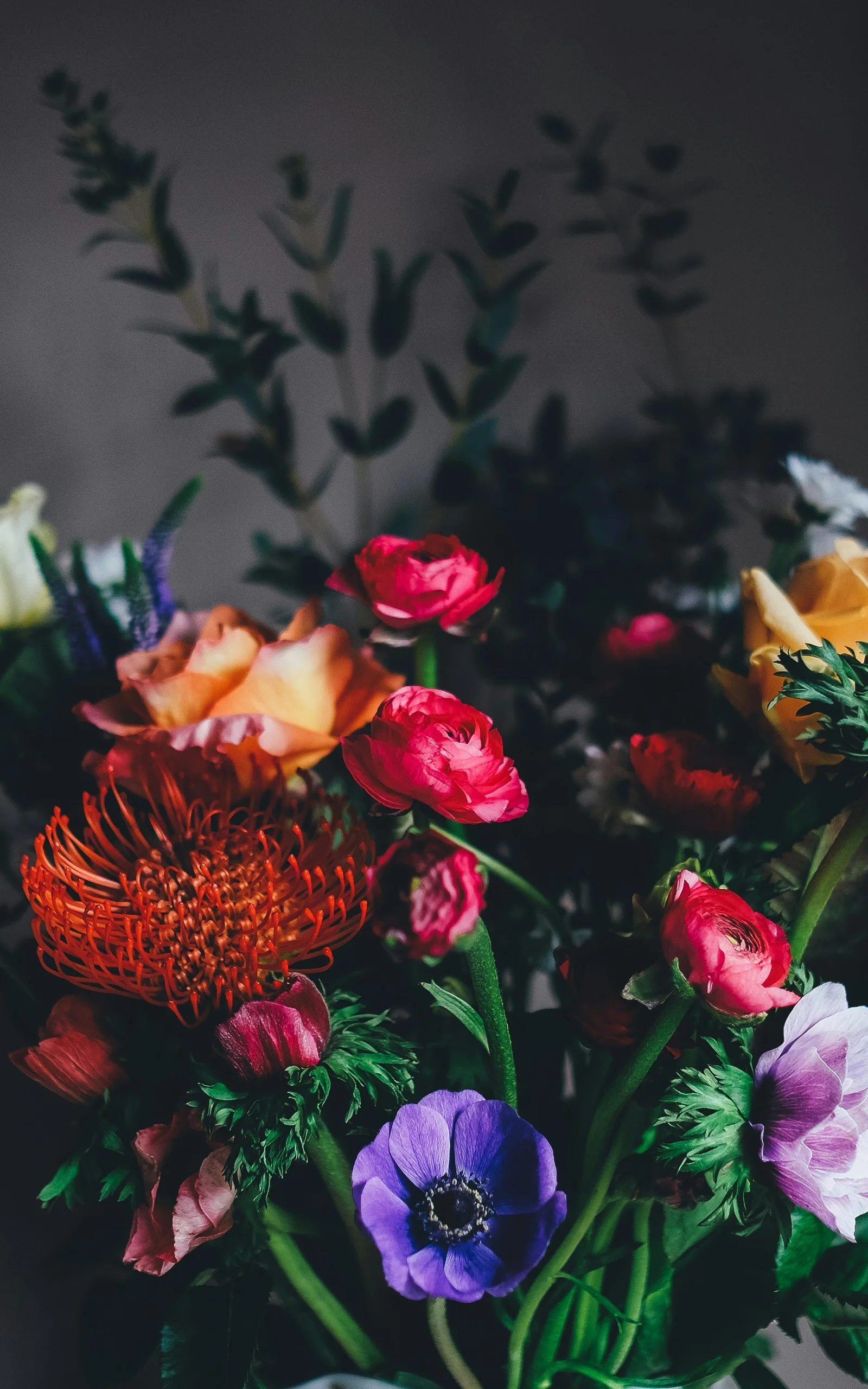Bouquet of colorful flowers.
